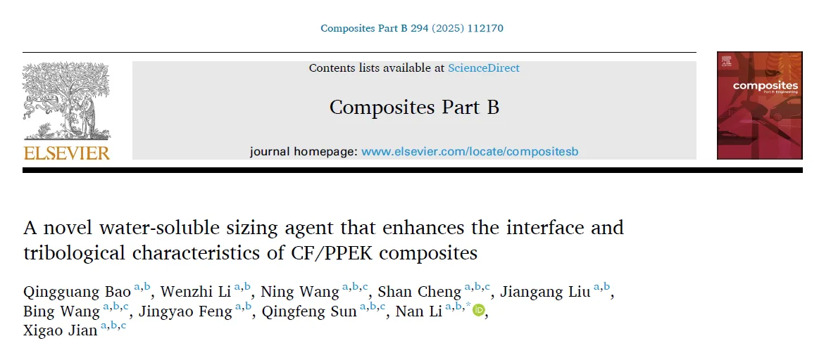 国仪量子扫描电镜助力水性上浆剂在碳纤维改性方面的微观结构分析